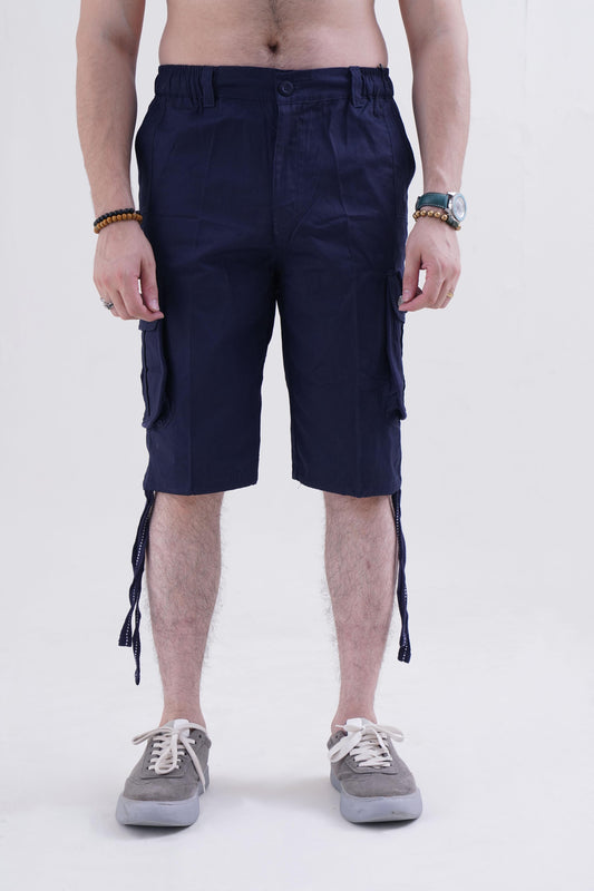 Raff & Taff Bermuda Shorts For Men-RT666-2630 Dark Blue