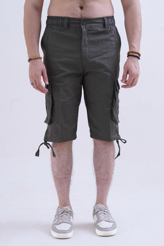 Raff & Taff Bermuda Shorts For Men-RT666-2630 Olive