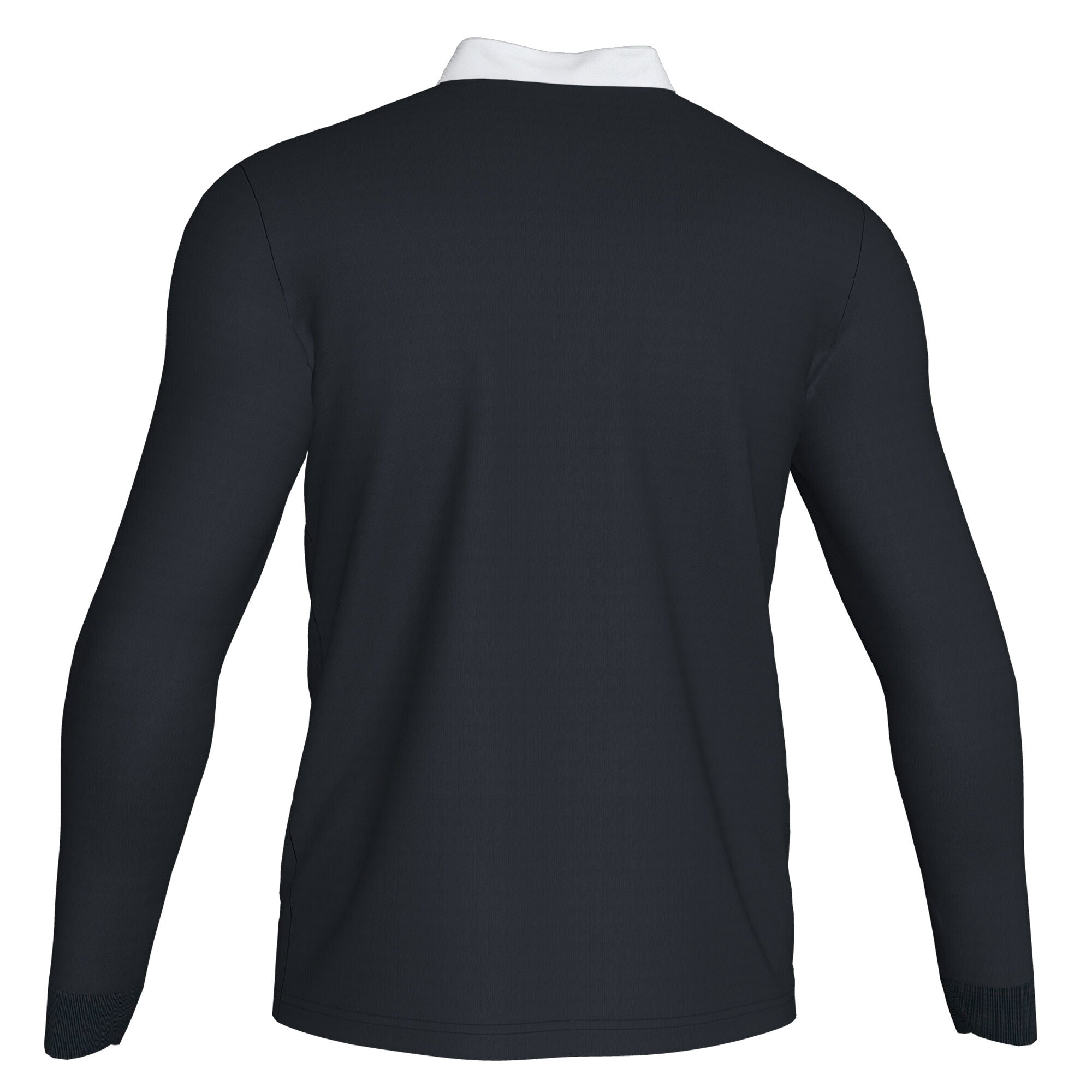 Joma Full Sleeve Polo Shirt-MPLO-0055-Black Dark Grey