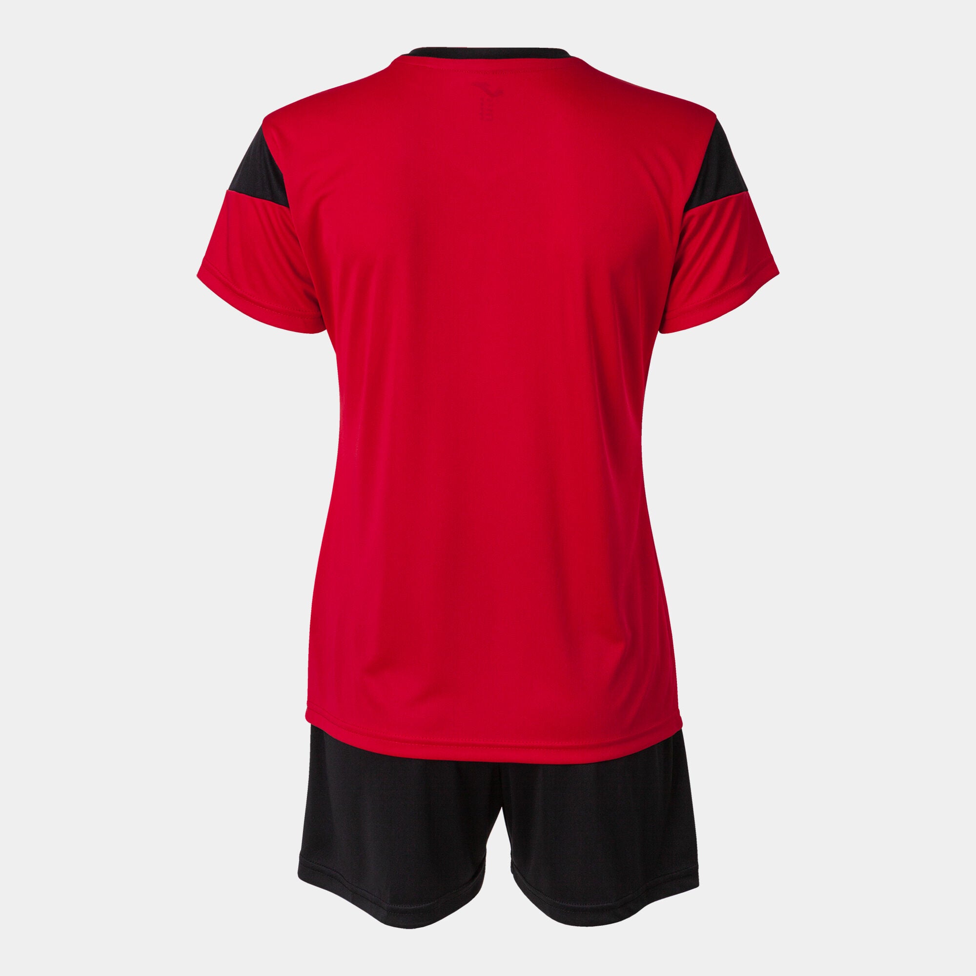 Joma Phoenix Activewear T-shirt & Short Set Ladies-2372 Red Black
