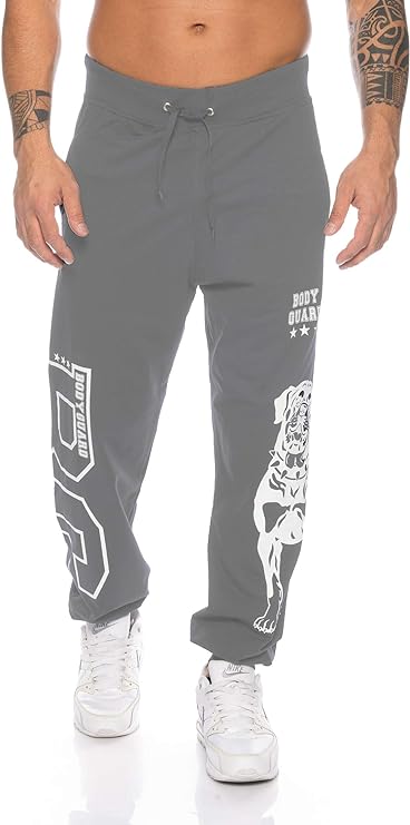 Raff & Taff Bull Dog Guard Jogging Trouser For Men-2317-Anthracite