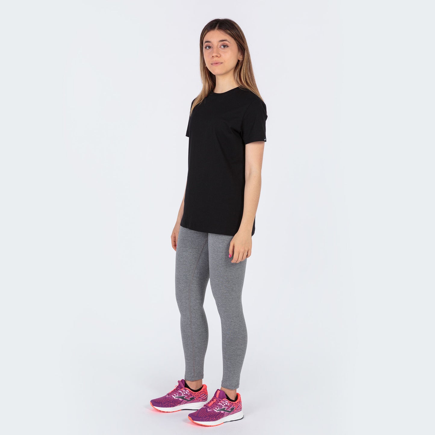 Joma Desert Round Neck T-shirt Women-2376-Black