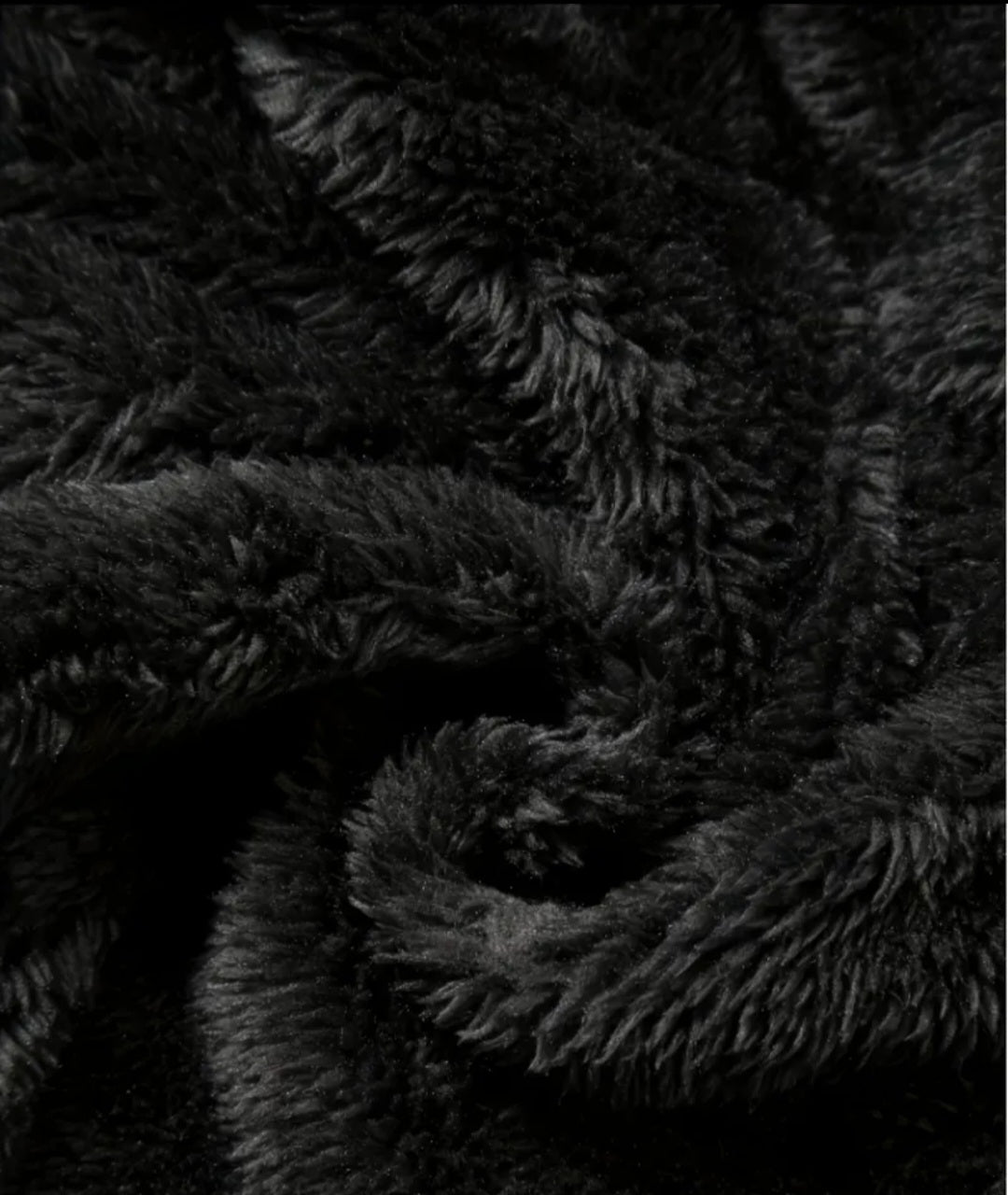 2787-Crazyage Furr Drop Shoulder Cropped Hoodie Women