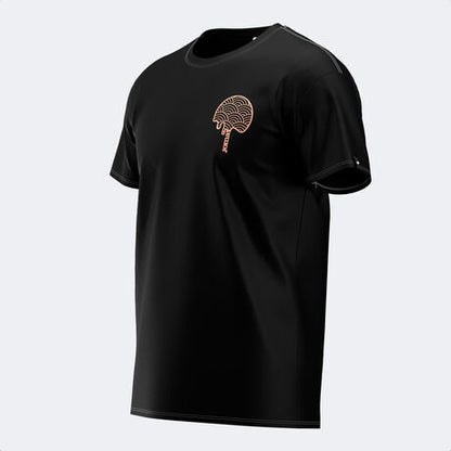 Joma Brain Print T-Shirt For Men-2606-Black