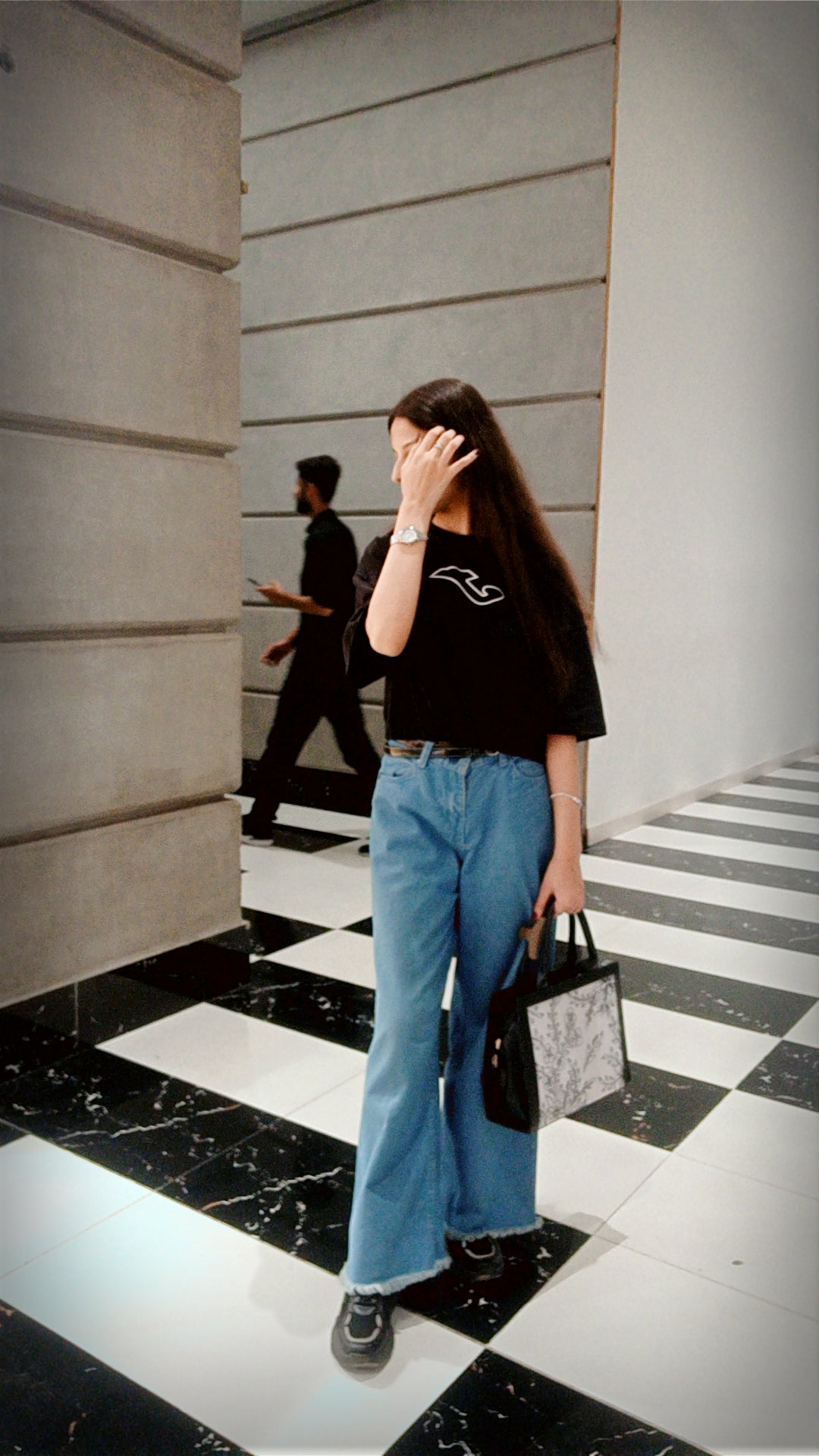 2701-Joma Croptop T Shirt Women-Black