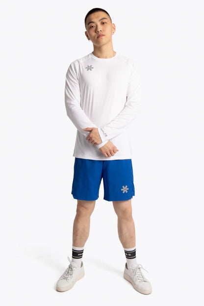2728-Osk Men Training Full Sleeve Shirt-White
