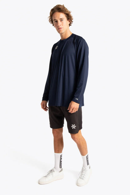 2728-Osk Men Training Full Sleeve Shirt-Navy
