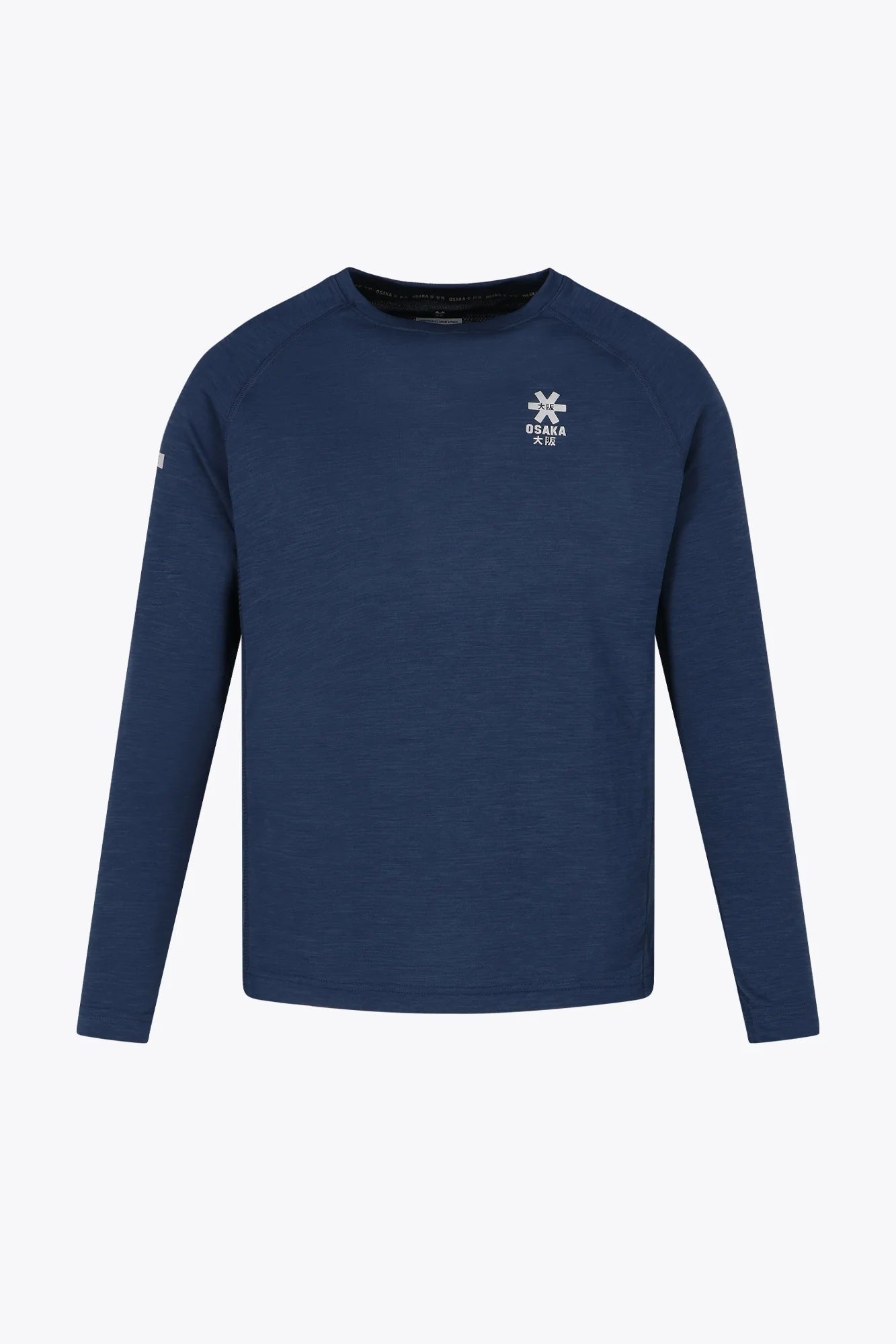 2730-Osk Men Training Tee Elite Full Sleeve Shirt-Navy
