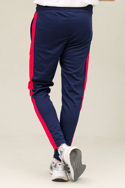 Umb Dry-Fit Side Panel Trouser-2449-Navy Red