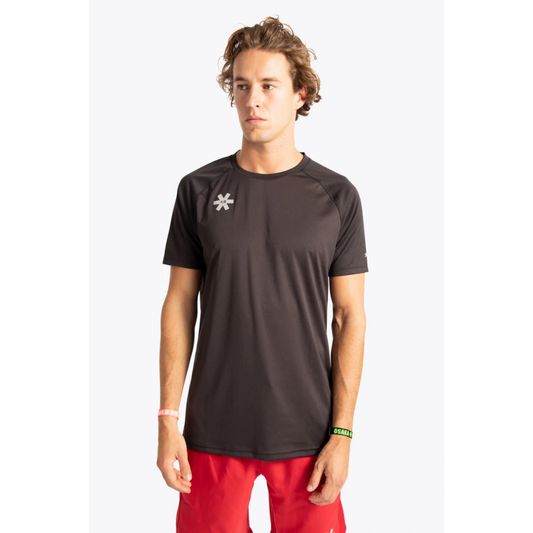 Osaka Polyester Training Tee for Men-MTST-2229-Black