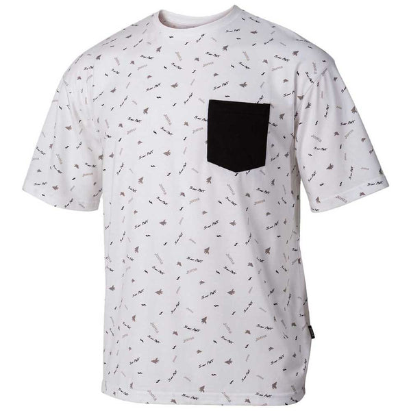 Joma Allover Printed T-shirt For Men-MTST-2239-White