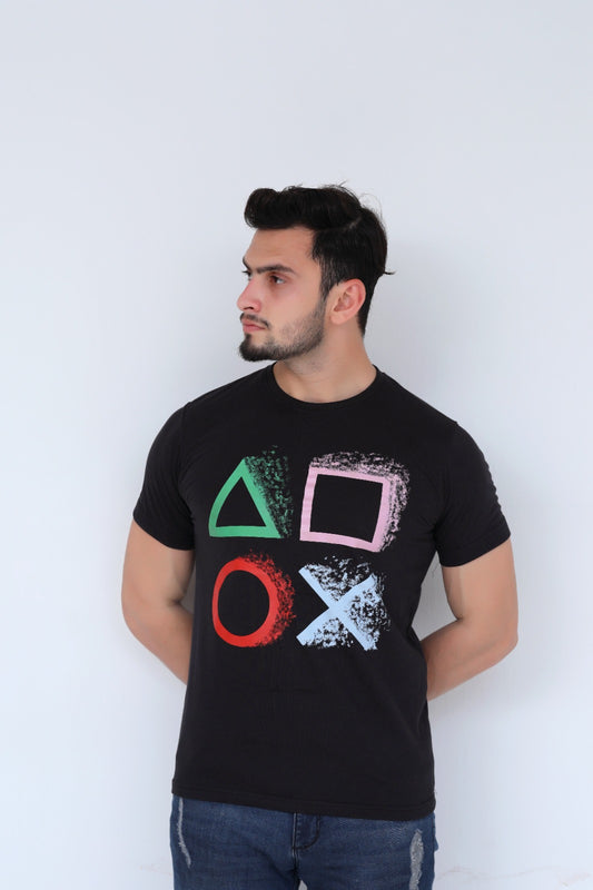 PlayStation Printed T-Shirt For Men-0051