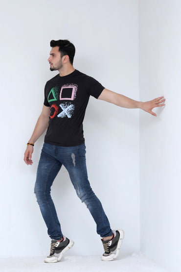 PlayStation Printed T-Shirt For Men-0051