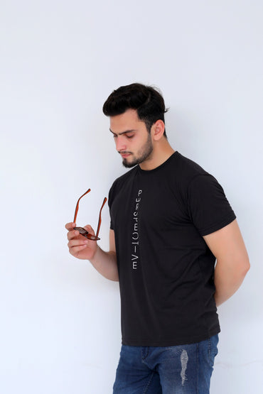 Perspective Printed T-Shirt For Men-0047