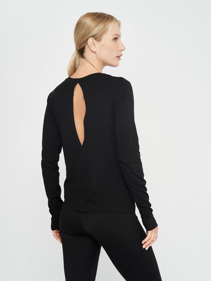 Joma Organic Long Sleeve T-shirt Women-2461-Black