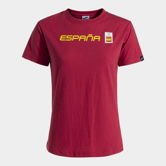 Joma Esp Short Sleeve T-shirt Women-2476-Red