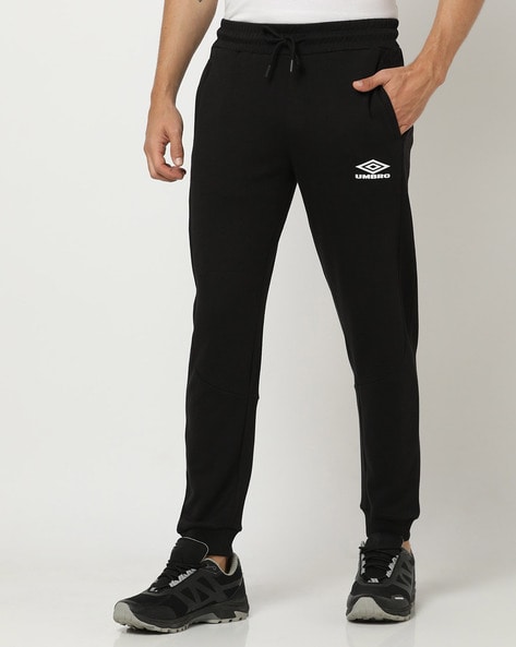 Umbro Plain Trousers For Men-Black