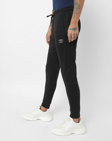 Umbro Plain Trousers For Men-Black