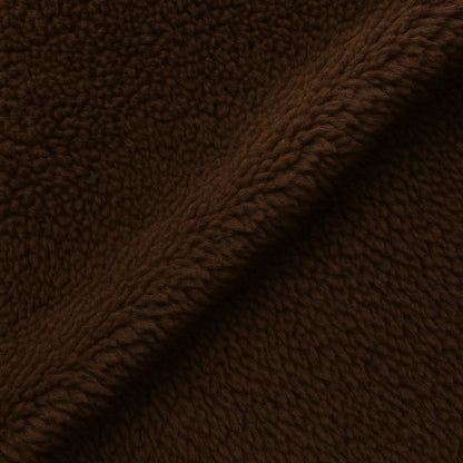 Raff & Taff Pullover Sherpa Hood For Men-2351-Brown