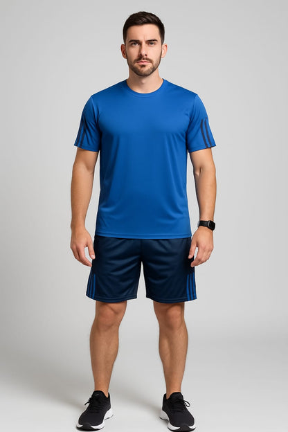 2717-JM Men’s Activewear Twin Set-Royal Navy