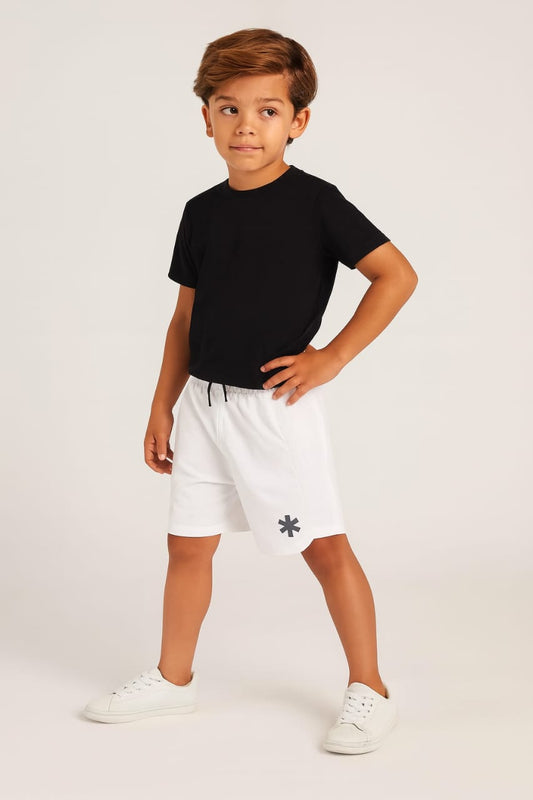 2719-Osk Training Shorts For Kids-White