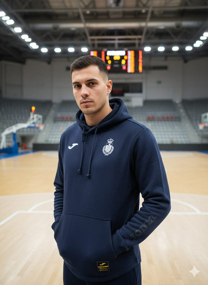 2757-JM Fed Espana Free Time Pullover Hood Men-Navy