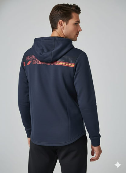2757-JM Fed Espana Free Time Pullover Hood Men-Navy