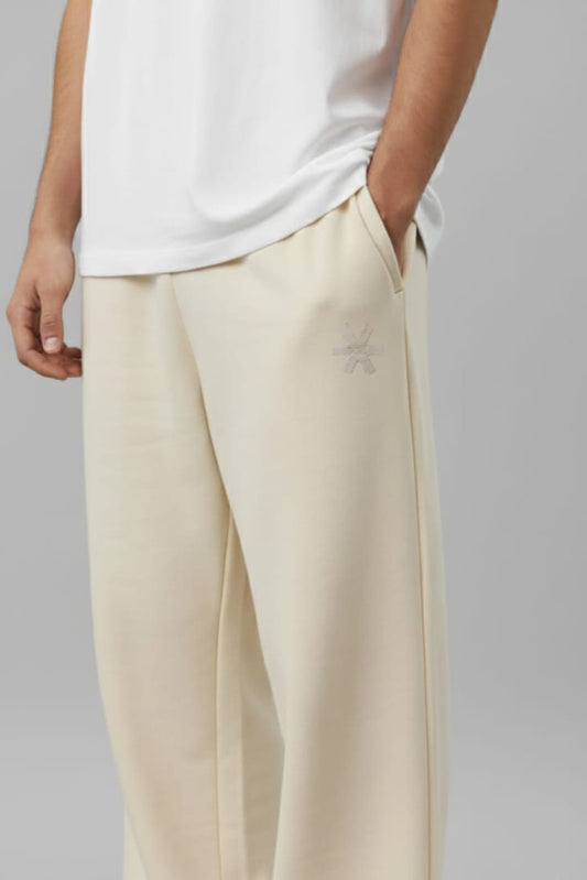 2780-Osk Men Wide Leg Sweat Pant-Cream