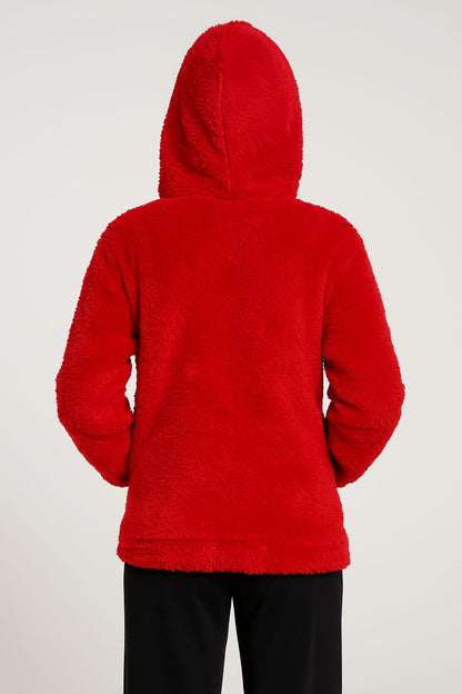 2763 Sherpa Furr Teddy Bear Hood For Women