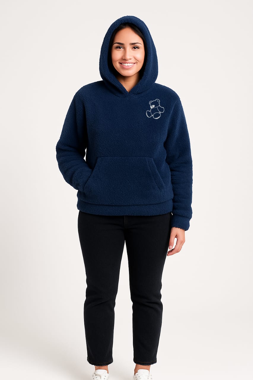 2763 Sherpa Furr Teddy Bear Hood For Women