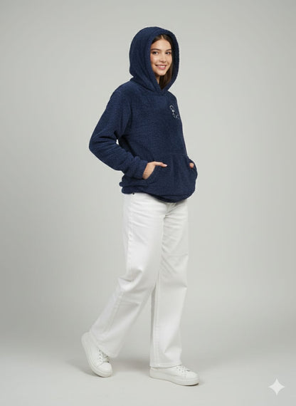 2763 Sherpa Furr Teddy Bear Hood For Women