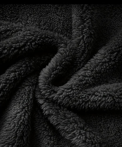 2785-Crazyage Furr Zip Up Long Sleeve Jacket Women