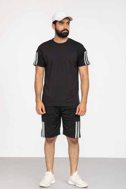 2717-JM Men’s Activewear Twin Set-Black