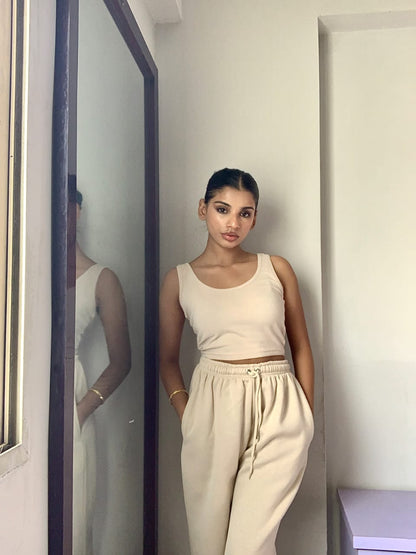 2781-Sweat Racer Scoop Neck Top Women