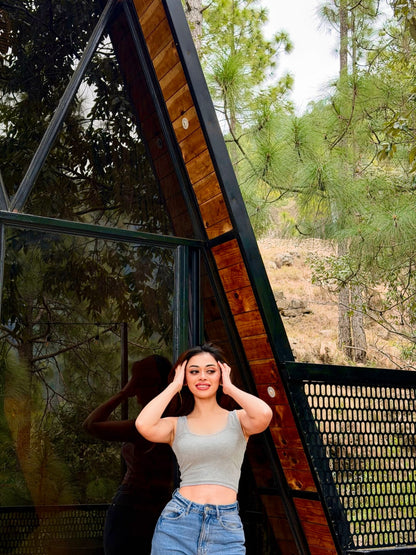 2781-Sweat Racer Scoop Neck Top Women