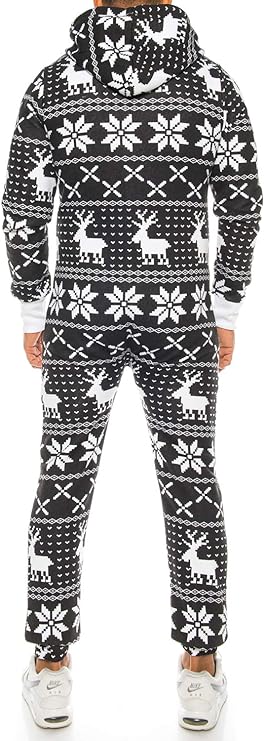 Ruff & Tuff Deer Print Jumpsuit For Men-2281