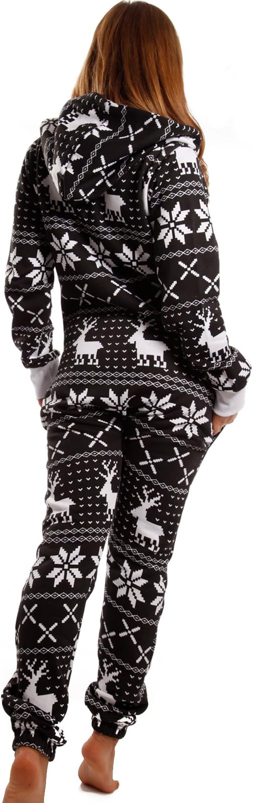 Crazyage Deer Print Jumpsuit For Women-2285