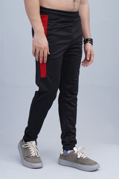2673-Umb Dry-Fit Side Panel Trouser-FX003-Black Red