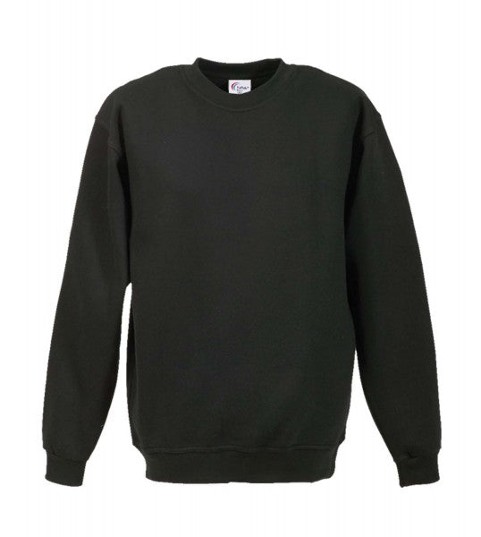 Fapak Solid Sweatshirt For Men-2305-Black