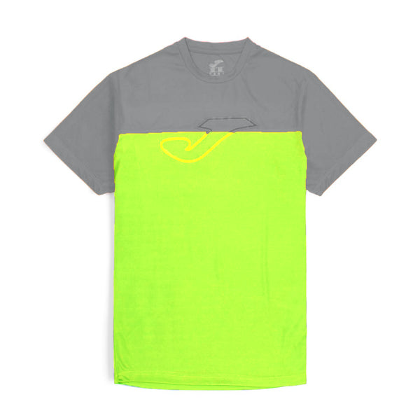 Joma non Filing Logo Polyester T-shirt For Boys-KTST-2194Flour Yellow Grey