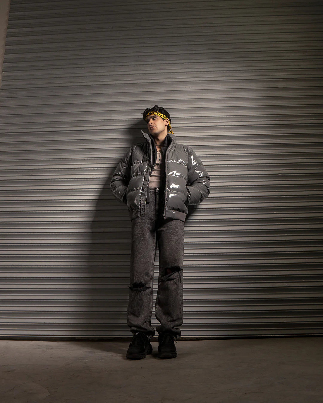 3001-Men’s Vinyl Full Zip Jacket