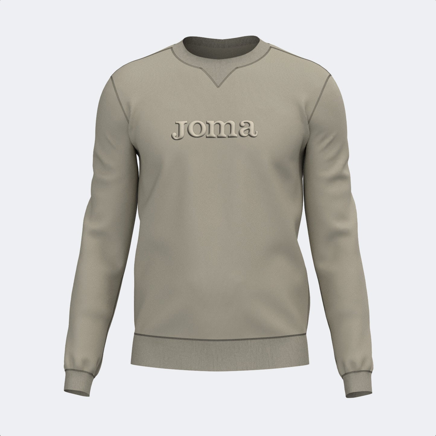 Joma Embosed Sweatshirt For Men-2499-Beige