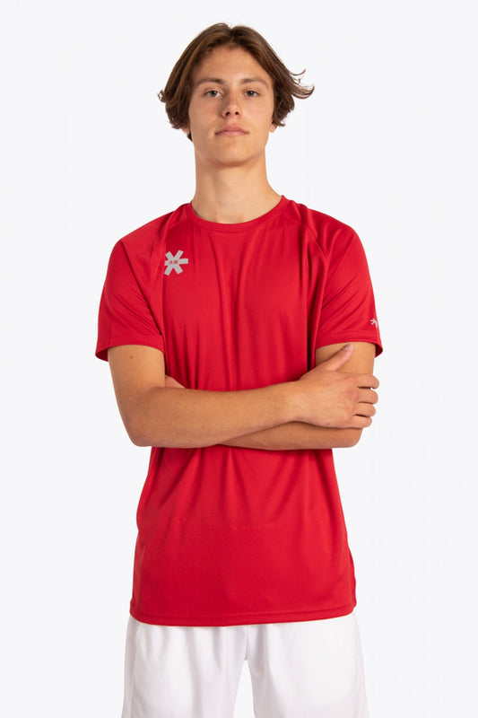 Osaka Polyester Training Tee for Men-MTST-2229-Red