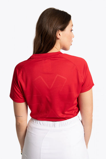 Osaka Polyester Training Tee for Ladies-LTST-2231-Red