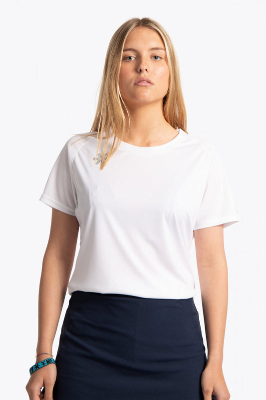 Osaka Polyester Training Tee for Ladies-LTST-2231-White