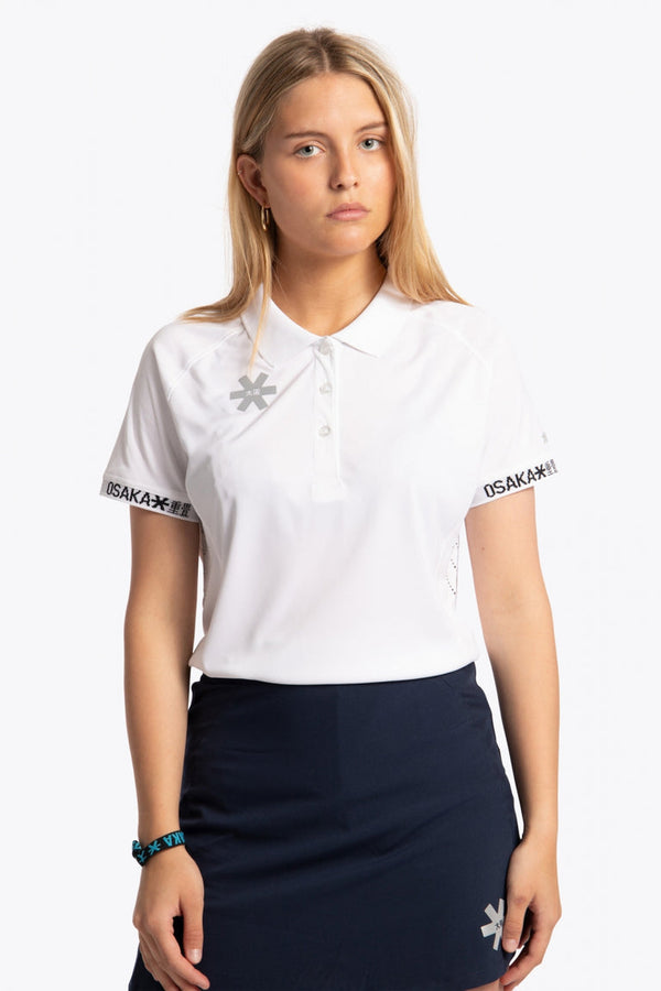 Osaka REC Women Polo-2385-White