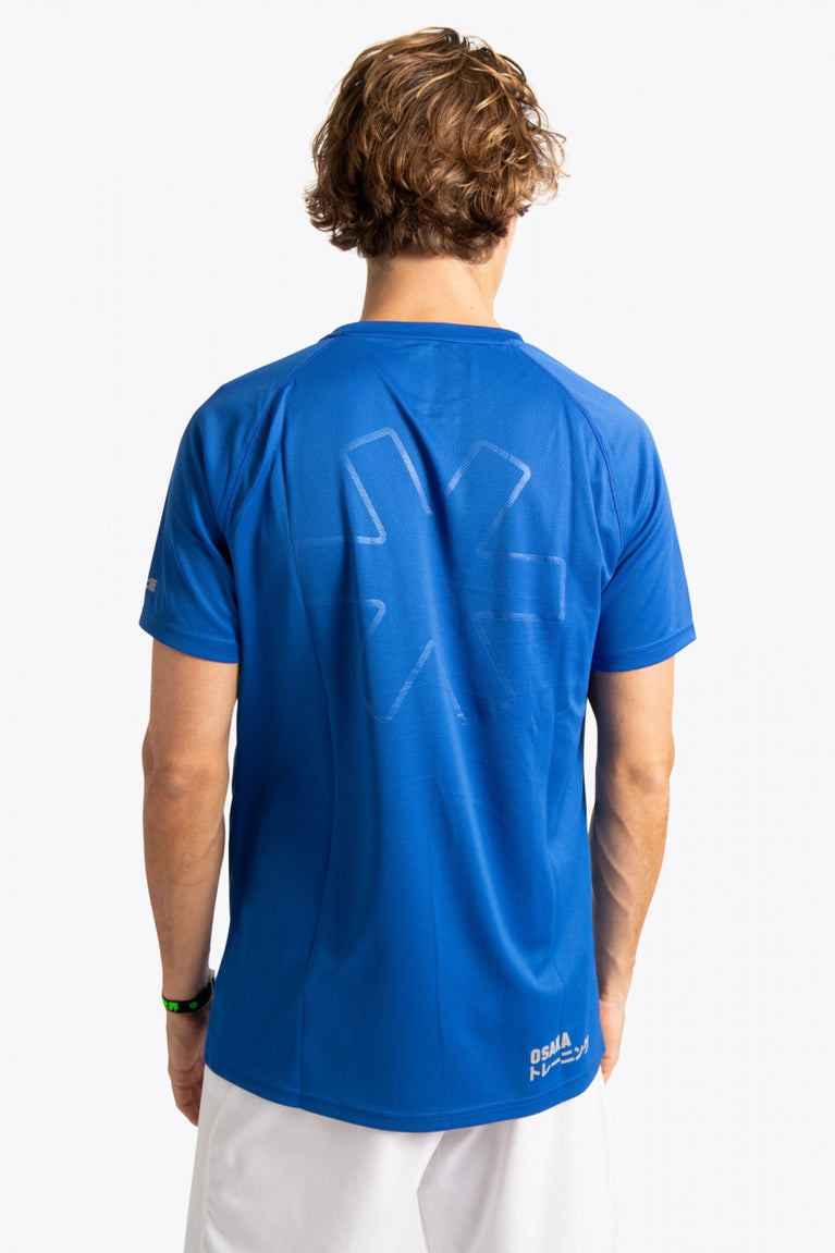 Osaka Polyester Training Tee for Men-MTST-2229-Royal