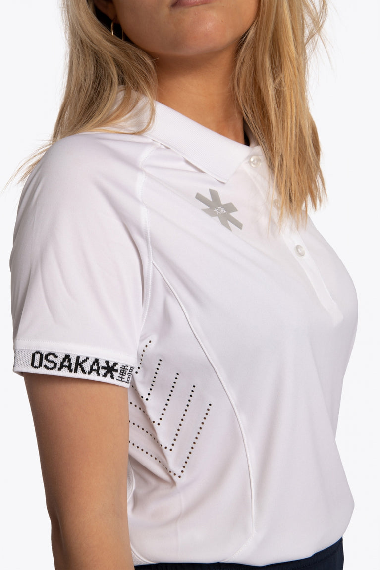 Osaka REC Women Polo-2385-White