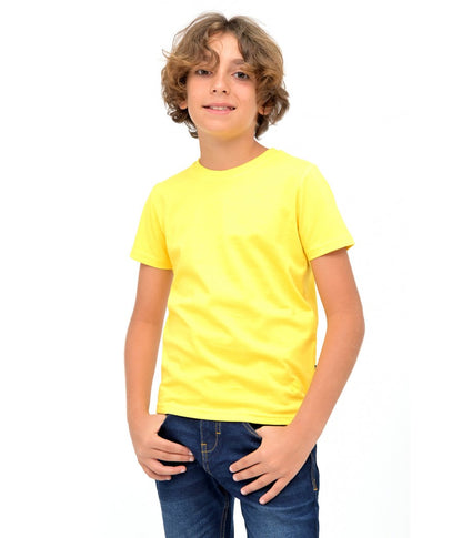 Joma Desert Plain T-shirt for Boys-2428-Yellow