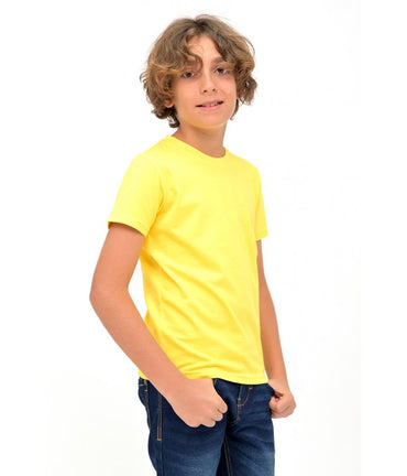 Joma Desert Plain T-shirt for Boys-2428-Yellow